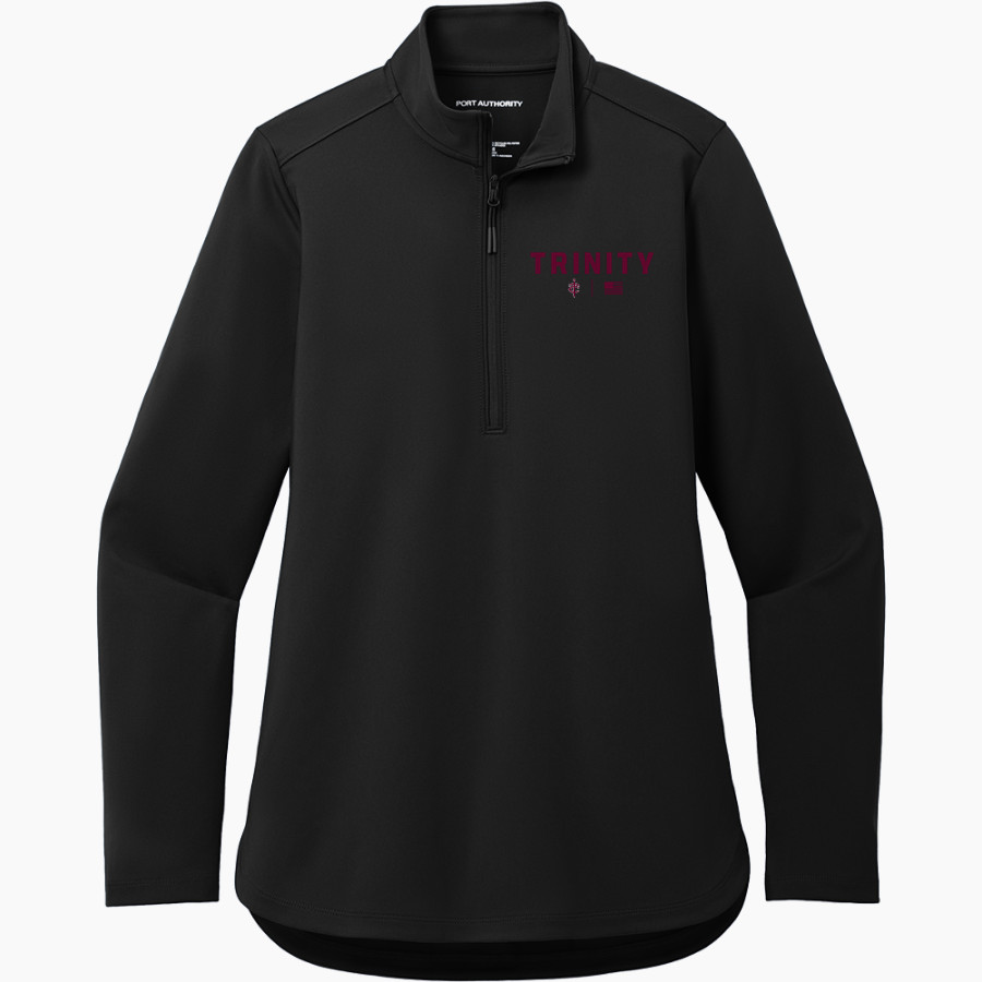 Trinity Warriors <span class="pdp-name-mascot">Trinity Christian Warriors</span> Port Authority Women's Carbon-Free 1/4 Zip Jacket