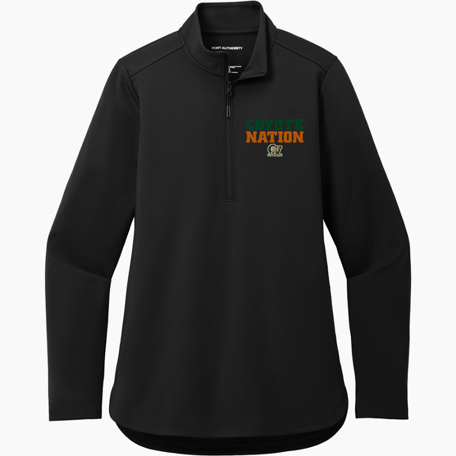 CAMPO VERDE HIGH SCHOOL COYOTES <span class="pdp-name-mascot">CAMPO VERDE COYOTES</span> Port Authority Women's Carbon-Free 1/4 Zip Jacket