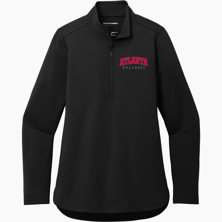 ATLANTA HIGH SCHOOL BULLDOGS <span class="pdp-name-mascot">ATLANTA BULLDOGS</span> Port Authority Women's Carbon-Free 1/4 Zip Jacket