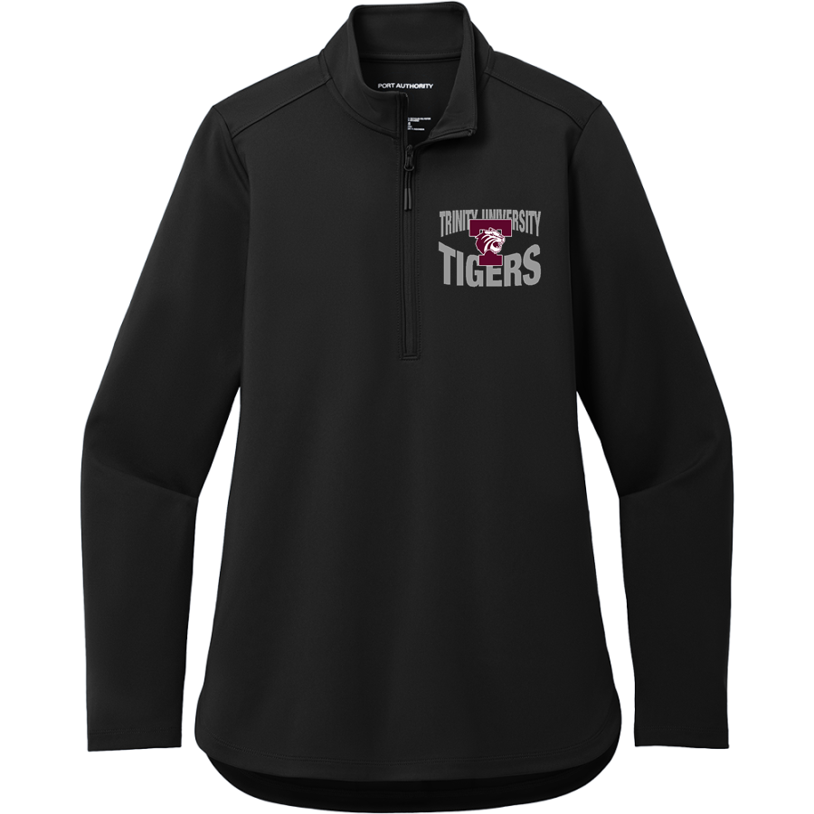 Trinity University Tigers <span class="pdp-name-mascot">Trinity University Tigers</span> Port Authority Women's Carbon-Free 1/4 Zip Jacket