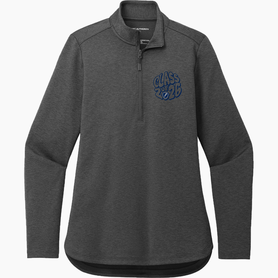 Manhattan Christian Thunder <span class="pdp-name-mascot">Manhattan Christian Thunder</span> Port Authority Women's Carbon-Free 1/4 Zip Jacket
