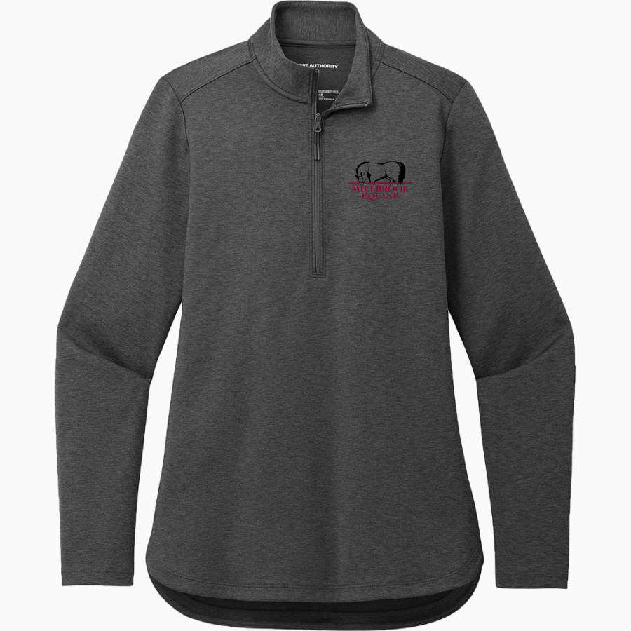 Millbrook Equine Veterinary Clinic Millbrook Equine Vet <span class="pdp-name-mascot">Millbrook Equine Veterinary Clinic</span> Port Authority Women's Carbon-Free 1/4 Zip Jacket