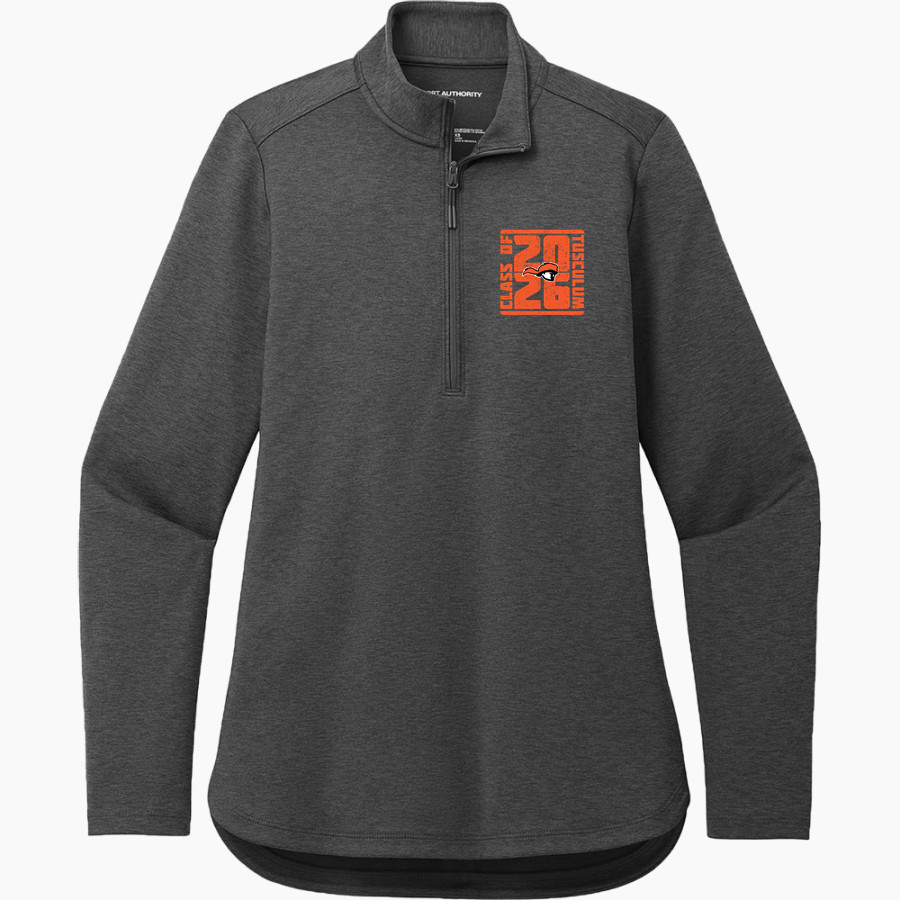 Tusculum University Pioneer Athletics Port Authority Women's Carbon-Free 1/4 Zip Jacket