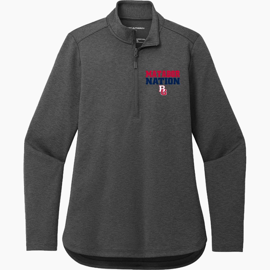 BOLSA GRANDE HIGH SCHOOL MATADORS <span class="pdp-name-mascot">BOLSA GRANDE MATADORS</span> Port Authority Women's Carbon-Free 1/4 Zip Jacket