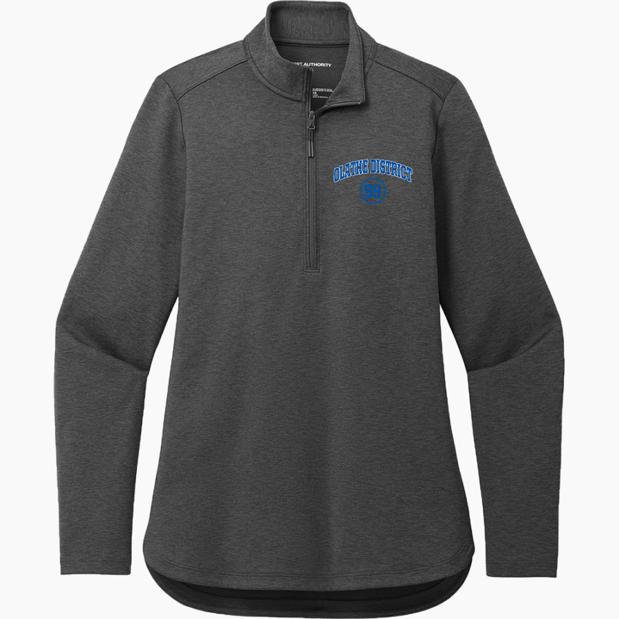 Olathe District Schools School District <span class="pdp-name-mascot">Olathe District S School District</span> Port Authority Women's Carbon-Free 1/4 Zip Jacket