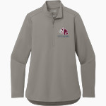 DOBYNS-BENNETT HIGH SCHOOL INDIANS Port Authority Women's Carbon-Free 1/4 Zip Jacket Front Thumbnail