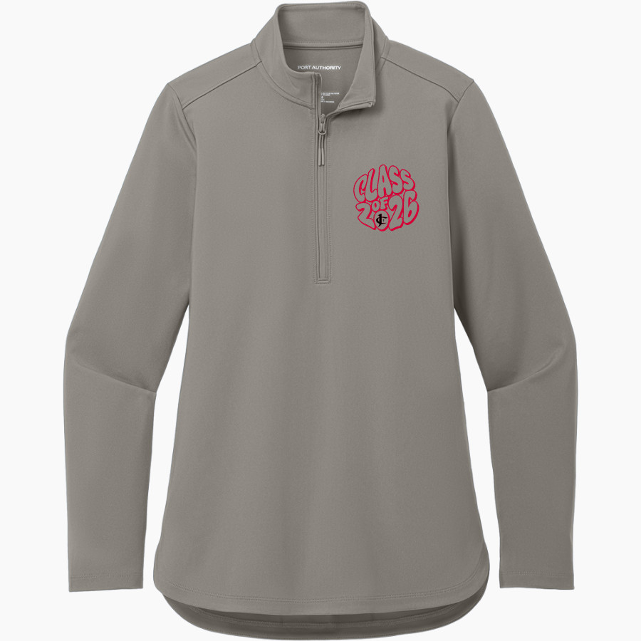 Jupiter Christian Eagles Port Authority Women's Carbon-Free 1/4 Zip Jacket