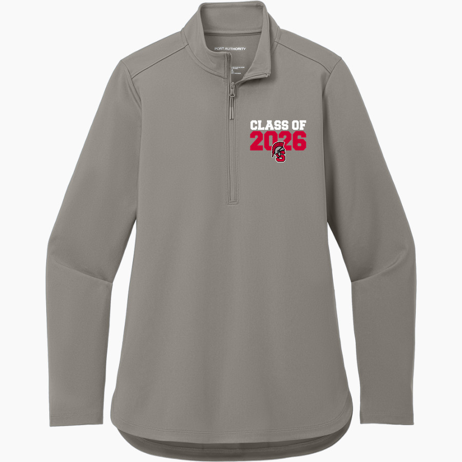 SPRINGFIELD SPARTANS The Online Store <span class="pdp-name-mascot">SPRINGFIELD SPARTANS</span> Port Authority Women's Carbon-Free 1/4 Zip Jacket