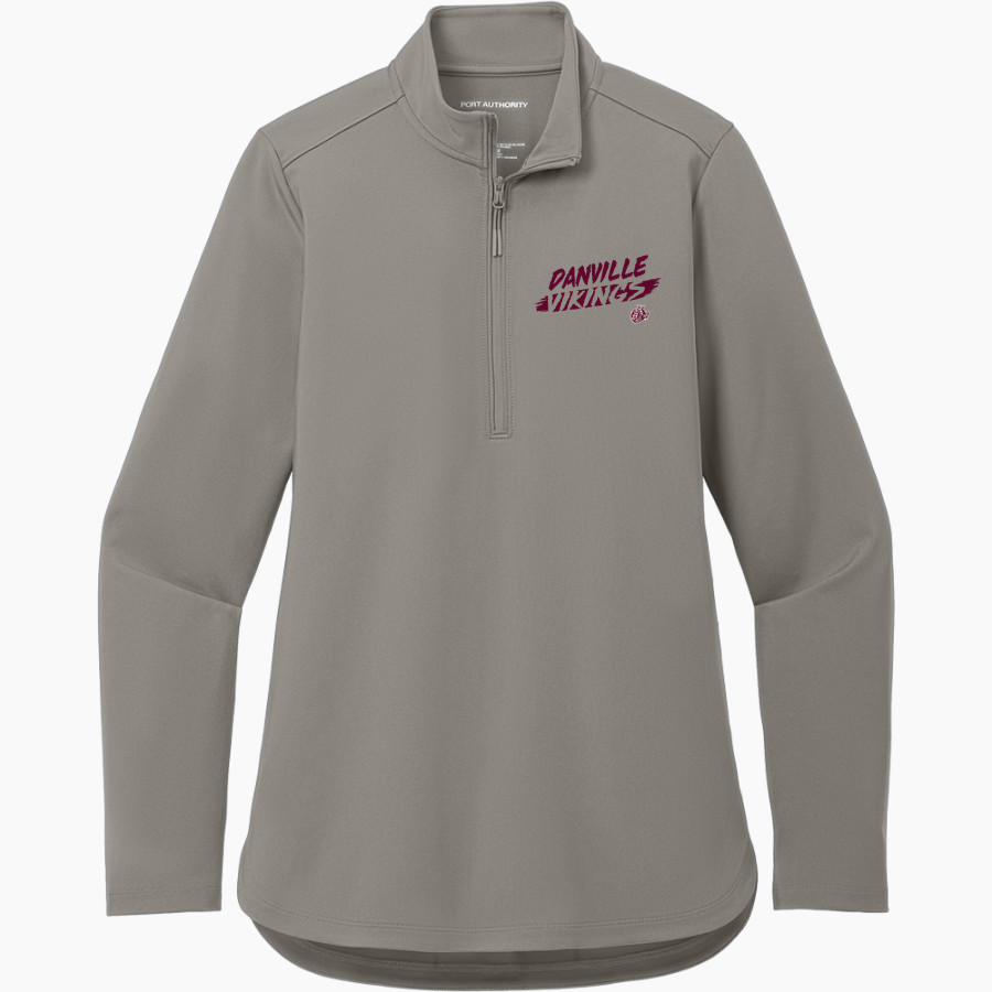 DANVILLE HIGH SCHOOL VIKINGS <span class="pdp-name-mascot">DANVILLE VIKINGS</span> Port Authority Women's Carbon-Free 1/4 Zip Jacket