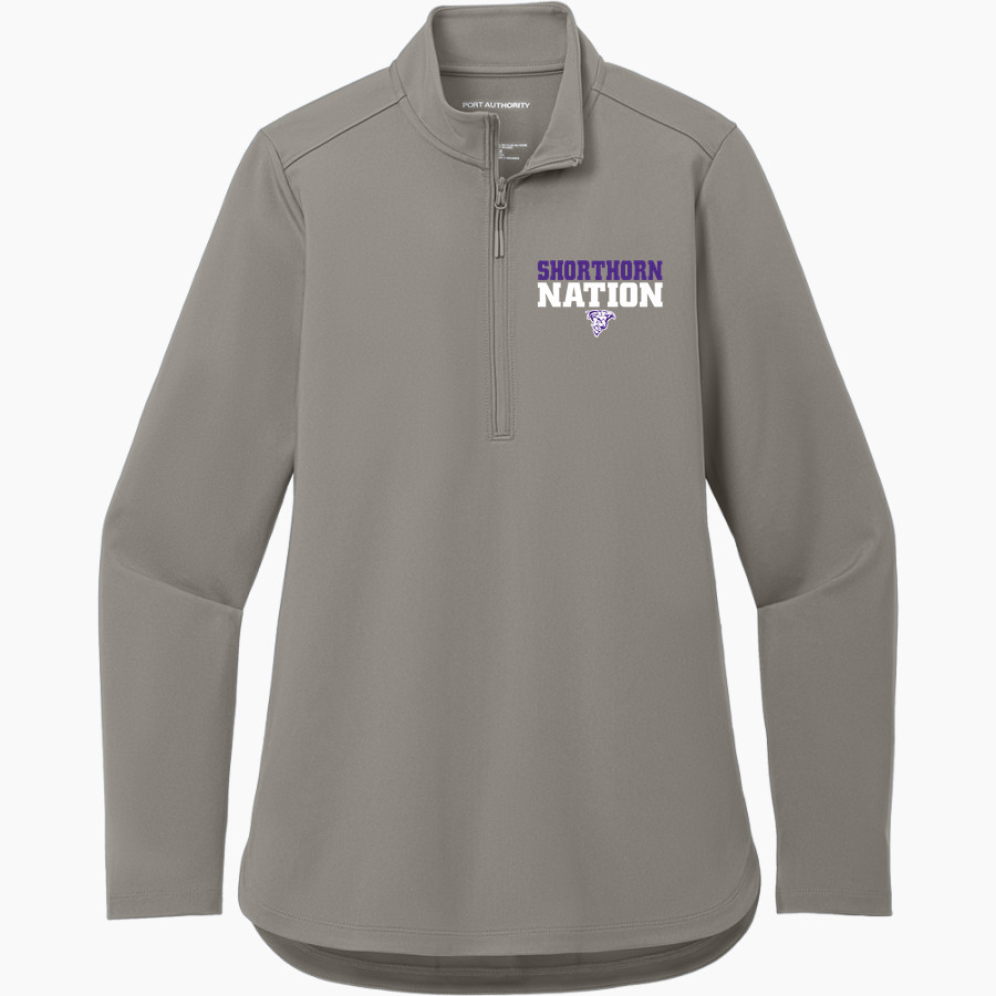 MARFA HIGH SCHOOL SHORTHORNS <span class="pdp-name-mascot">MARFA SHORTHORNS</span> Port Authority Women's Carbon-Free 1/4 Zip Jacket