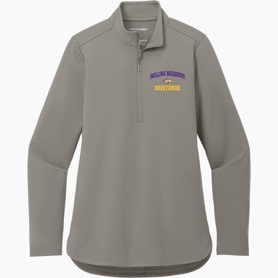 Rolling Meadows Mustangs <span class="pdp-name-mascot">Rolling Meadows High School Mustangs</span> Port Authority Women's Carbon-Free 1/4 Zip Jacket