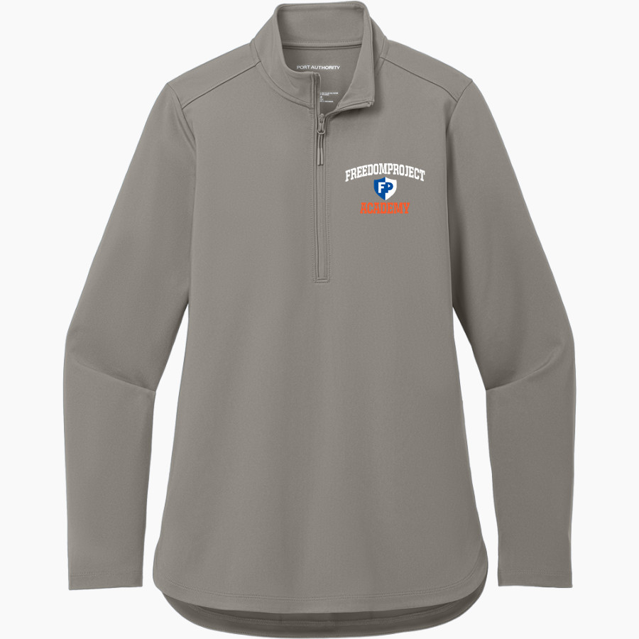 FreedomProject Academy <span class="pdp-name-mascot">FreedomProject Academy Founders</span> Port Authority Women's Carbon-Free 1/4 Zip Jacket