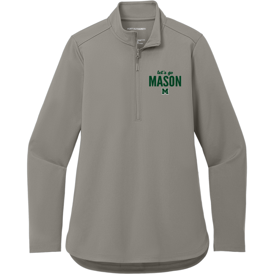 WILLIAM MASON COMETS SIDELINE STORE <span class="pdp-name-mascot">MASON COMETS</span> Port Authority Women's Carbon-Free 1/4 Zip Jacket