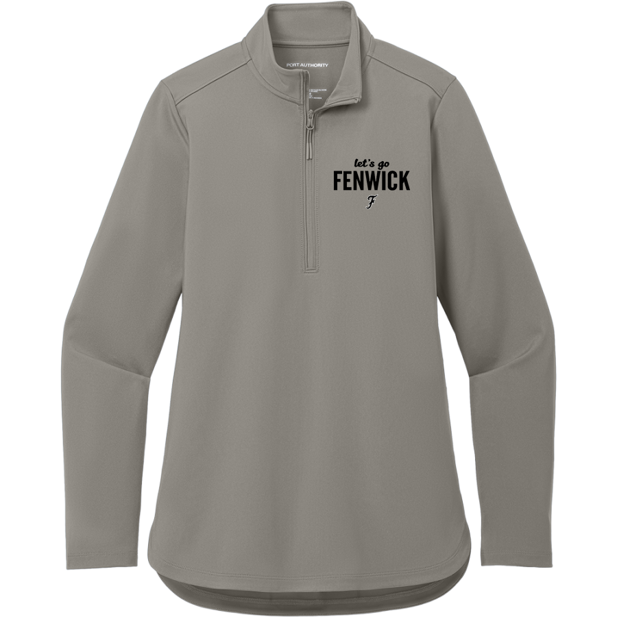 Fenwick Friars The Official Online Store <span class="pdp-name-mascot">Fenwick Friars</span> Port Authority Women's Carbon-Free 1/4 Zip Jacket