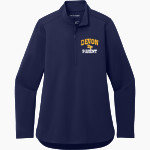 Devon Prep <span class="pdp-name-mascot">Devon Tide</span> Port Authority Women's Carbon-Free 1/4 Zip Jacket Front Thumbnail