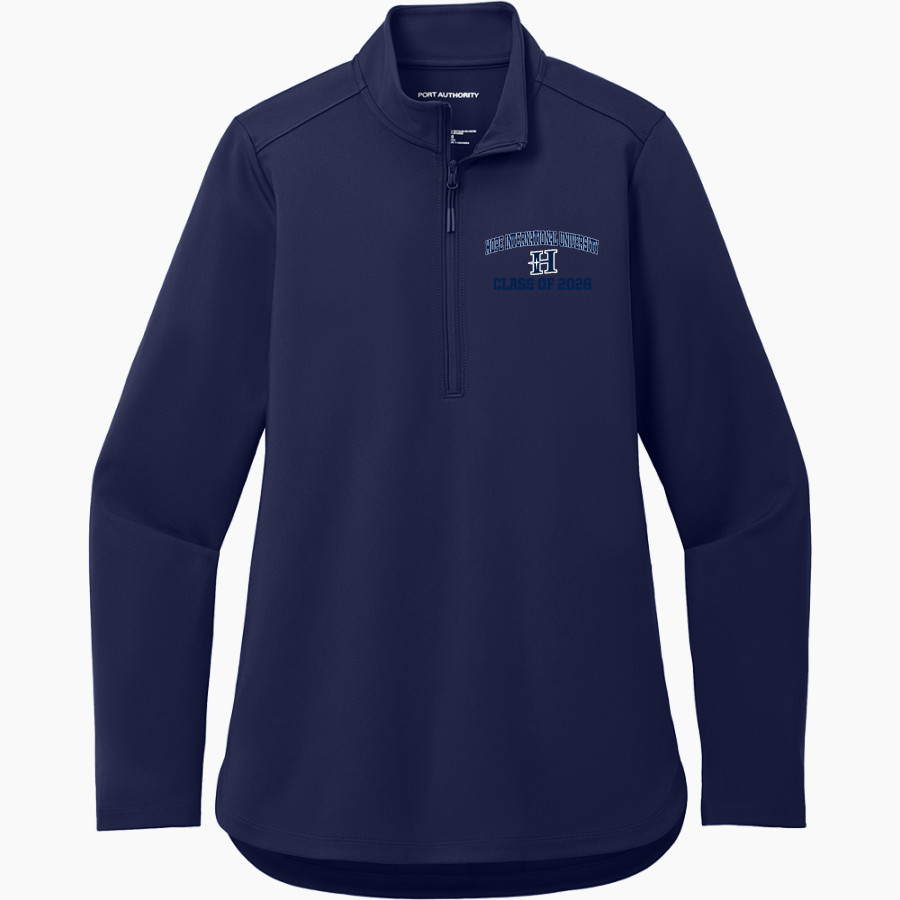 Hope International University <span class="pdp-name-mascot">Hope International University Royals</span> Port Authority Women's Carbon-Free 1/4 Zip Jacket