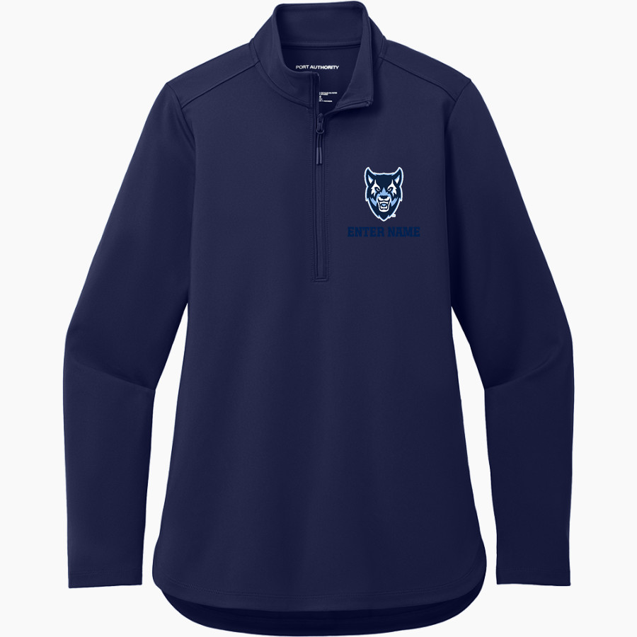 Kingdom Prep Wolfpack <span class="pdp-name-mascot">Kingdom Prep Wolfpack</span> Port Authority Women's Carbon-Free 1/4 Zip Jacket