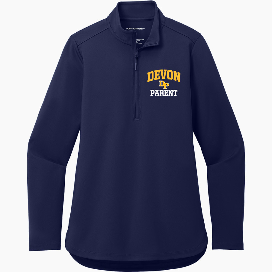 Devon Prep <span class="pdp-name-mascot">Devon Tide</span> Port Authority Women's Carbon-Free 1/4 Zip Jacket