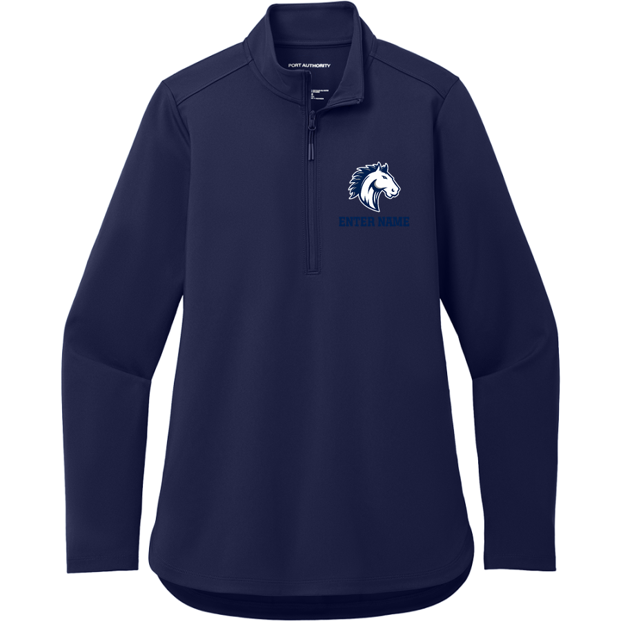 Grand Traverse Academy Mustangs <span class="pdp-name-mascot">Grand Traverse Academy Mustangs</span> Port Authority Women's Carbon-Free 1/4 Zip Jacket