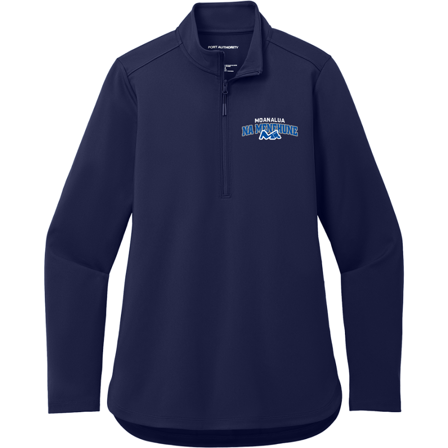 Moanalua Na Menehune <span class="pdp-name-mascot">Moanalua Menehunes</span> Port Authority Women's Carbon-Free 1/4 Zip Jacket