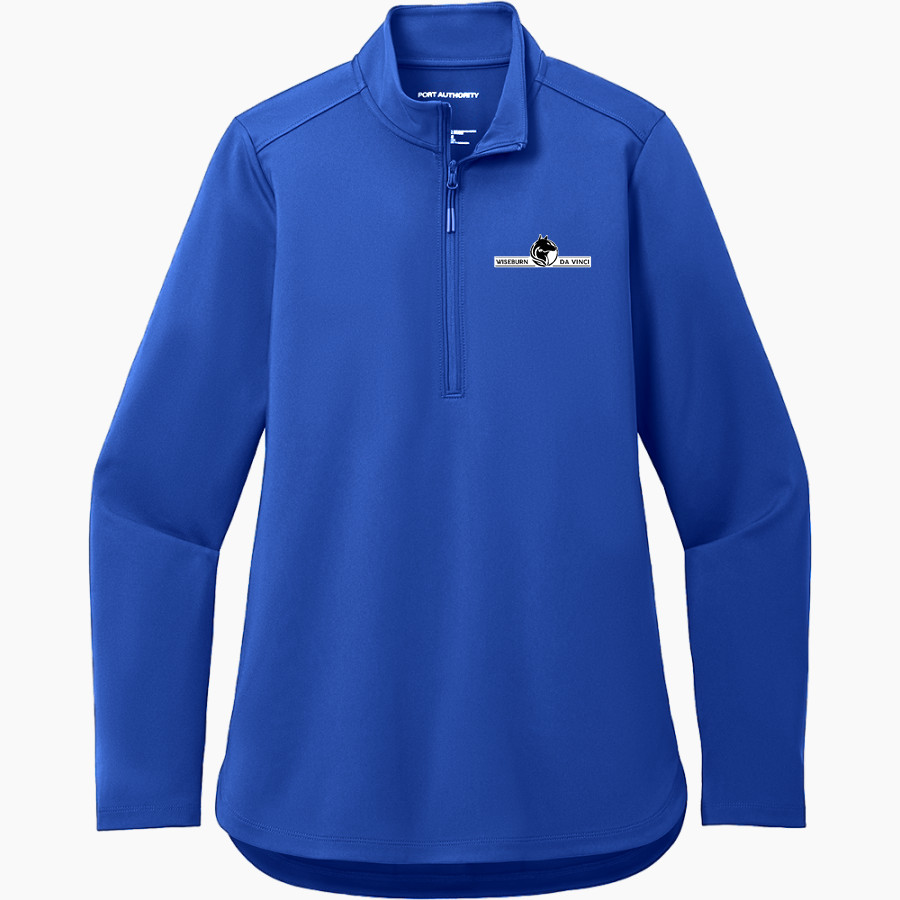 Wiseburn Da Vinci Wolves <span class="pdp-name-mascot">Wiseburn Wolves</span> Port Authority Women's Carbon-Free 1/4 Zip Jacket