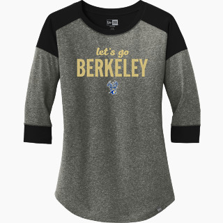 New Era Ladies Heritage Blend 3/4-Sleeve Baseball Raglan Tee