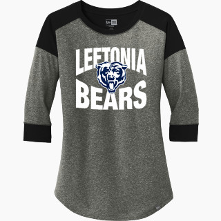 New Era Ladies Heritage Blend 3/4-Sleeve Baseball Raglan Tee