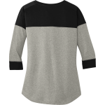 NORTH CROWLEY HIGH SCHOOL PANTHERS <span class="pdp-name-mascot">NORTH CROWLEY PANTHERS</span> New Era Ladies Heritage Blend 3/4-Sleeve Baseball Raglan Tee Back Thumbnail
