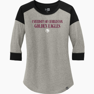 New Era Ladies Heritage Blend 3/4-Sleeve Baseball Raglan Tee