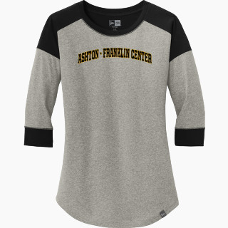 New Era Ladies Heritage Blend 3/4-Sleeve Baseball Raglan Tee