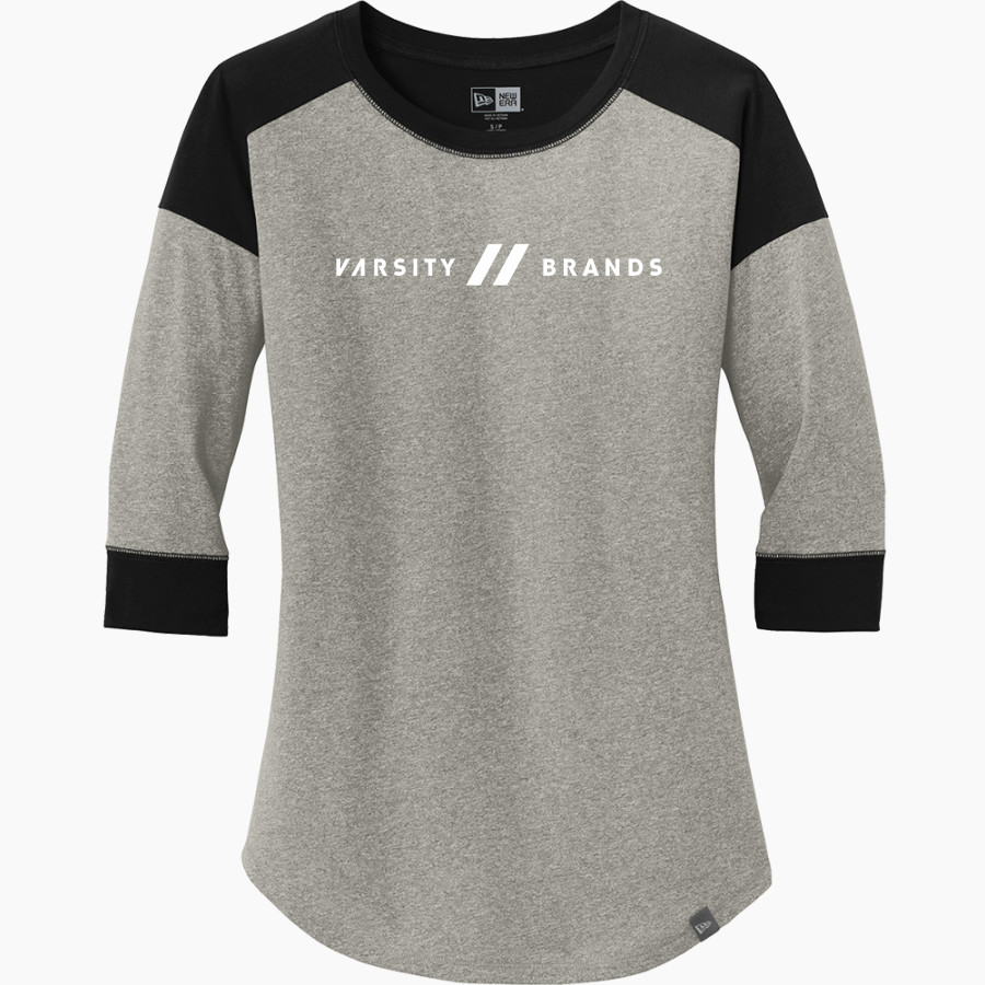 Varsity Brands Company Store <span class="pdp-name-mascot">Varsity Brands</span> New Era Ladies Heritage Blend 3/4-Sleeve Baseball Raglan Tee