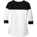 Kennedy Eagles <span class="pdp-name-mascot">Kennedy Eagles</span> New Era Ladies Heritage Blend 3/4-Sleeve Baseball Raglan Tee Back Thumbnail