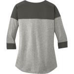 DOUGLAS HIGH SCHOOL EAGLES <span class="pdp-name-mascot">DOUGLAS EAGLES</span> New Era Ladies Heritage Blend 3/4-Sleeve Baseball Raglan Tee Back Thumbnail