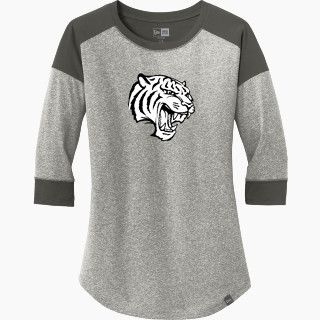 New Era Ladies Heritage Blend 3/4-Sleeve Baseball Raglan Tee