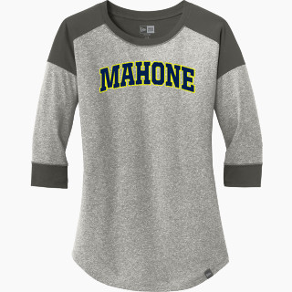 New Era Ladies Heritage Blend 3/4-Sleeve Baseball Raglan Tee