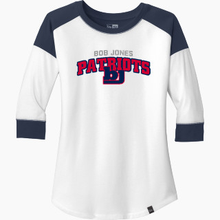 New Era Ladies Heritage Blend 3/4-Sleeve Baseball Raglan Tee