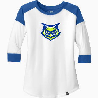 New Era Ladies Heritage Blend 3/4-Sleeve Baseball Raglan Tee