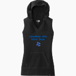Junction City Blue Jays New Era Women's Heritage Blend Hoodie Tank Front Thumbnail