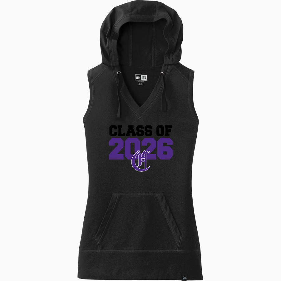 Carlsbad Lancers <span class="pdp-name-mascot">Carlsbad Lancers</span> New Era Women's Heritage Blend Hoodie Tank