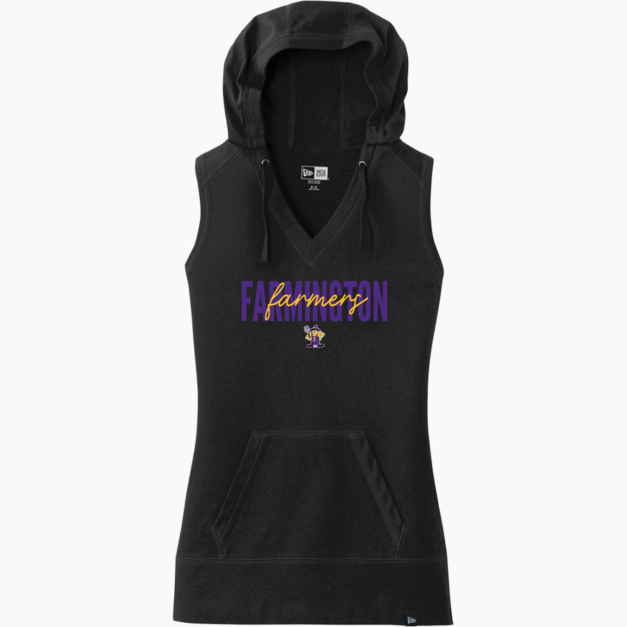 FARMINGTON HIGH SCHOOL FARMERS <span class="pdp-name-mascot">FARMINGTON FARMERS</span> New Era Women's Heritage Blend Hoodie Tank