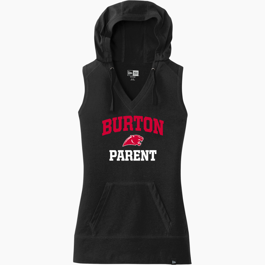 BURTON HIGH SCHOOL PANTHERS <span class="pdp-name-mascot">BURTON PANTHERS</span> New Era Women's Heritage Blend Hoodie Tank