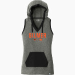 GILMER HIGH SCHOOL BUCKEYES <span class="pdp-name-mascot">GILMER BUCKEYES</span> New Era Women's Heritage Blend Hoodie Tank Front Thumbnail