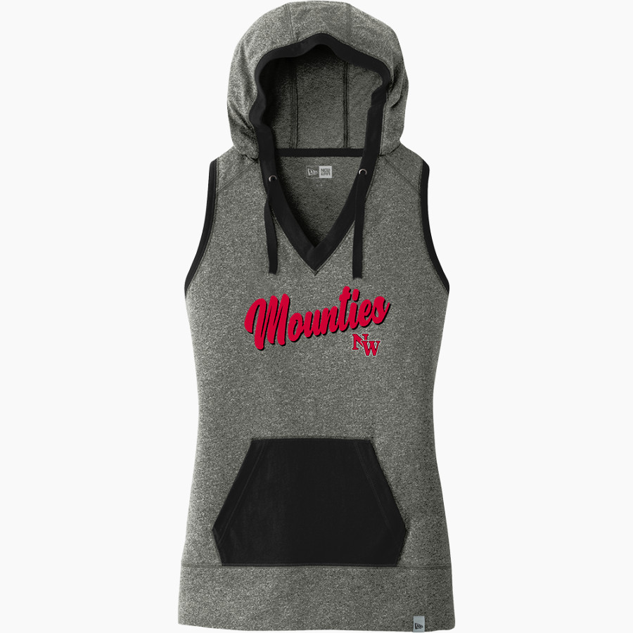 Northwest Mounties New Era Women's Heritage Blend Hoodie Tank