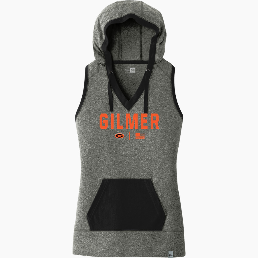 GILMER HIGH SCHOOL BUCKEYES <span class="pdp-name-mascot">GILMER BUCKEYES</span> New Era Women's Heritage Blend Hoodie Tank
