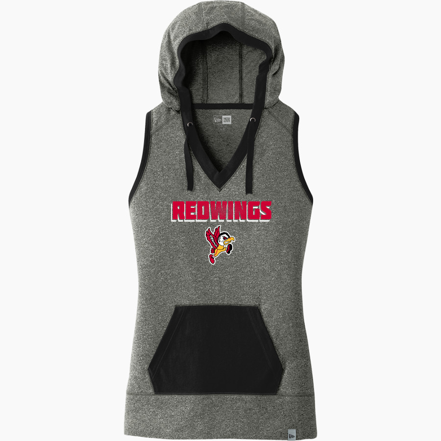 BENET ACADEMY REDWINGS New Era Women's Heritage Blend Hoodie Tank