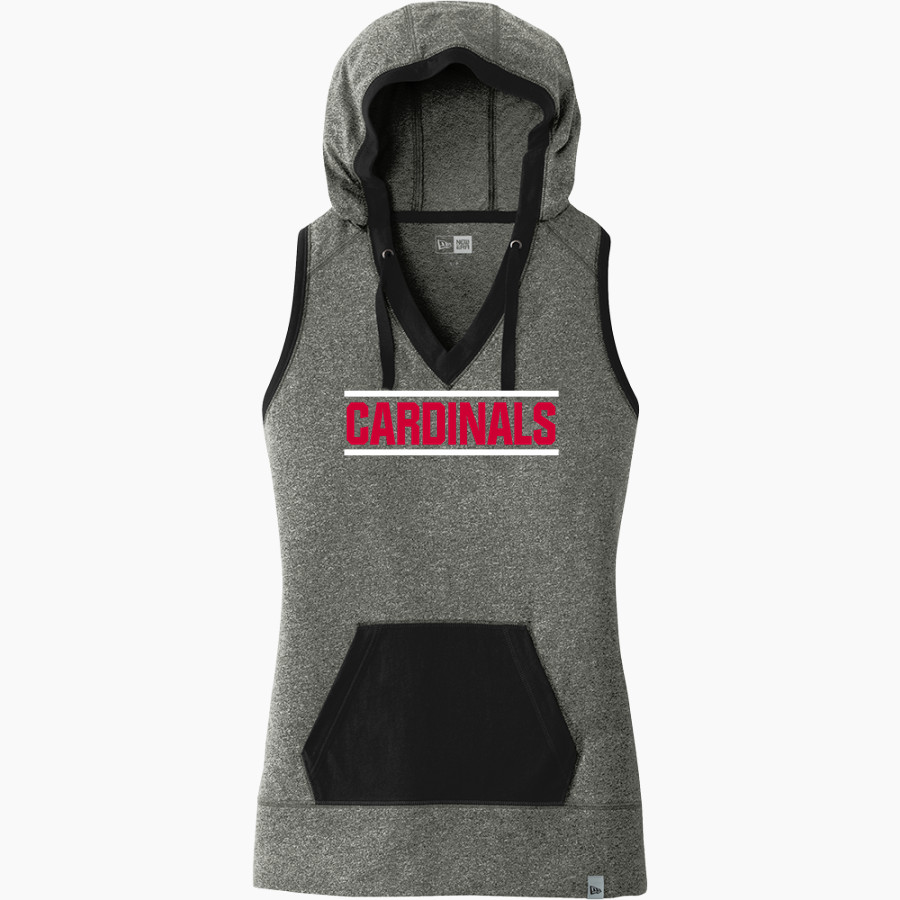 Julius L Matthey Cardinals <span class="pdp-name-mascot">Julius L Matthey Cardinals</span> New Era Women's Heritage Blend Hoodie Tank