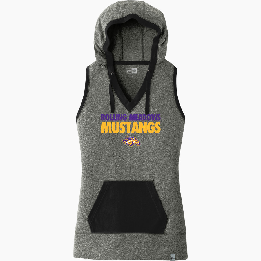 Rolling Meadows Mustangs <span class="pdp-name-mascot">Rolling Meadows High School Mustangs</span> New Era Women's Heritage Blend Hoodie Tank
