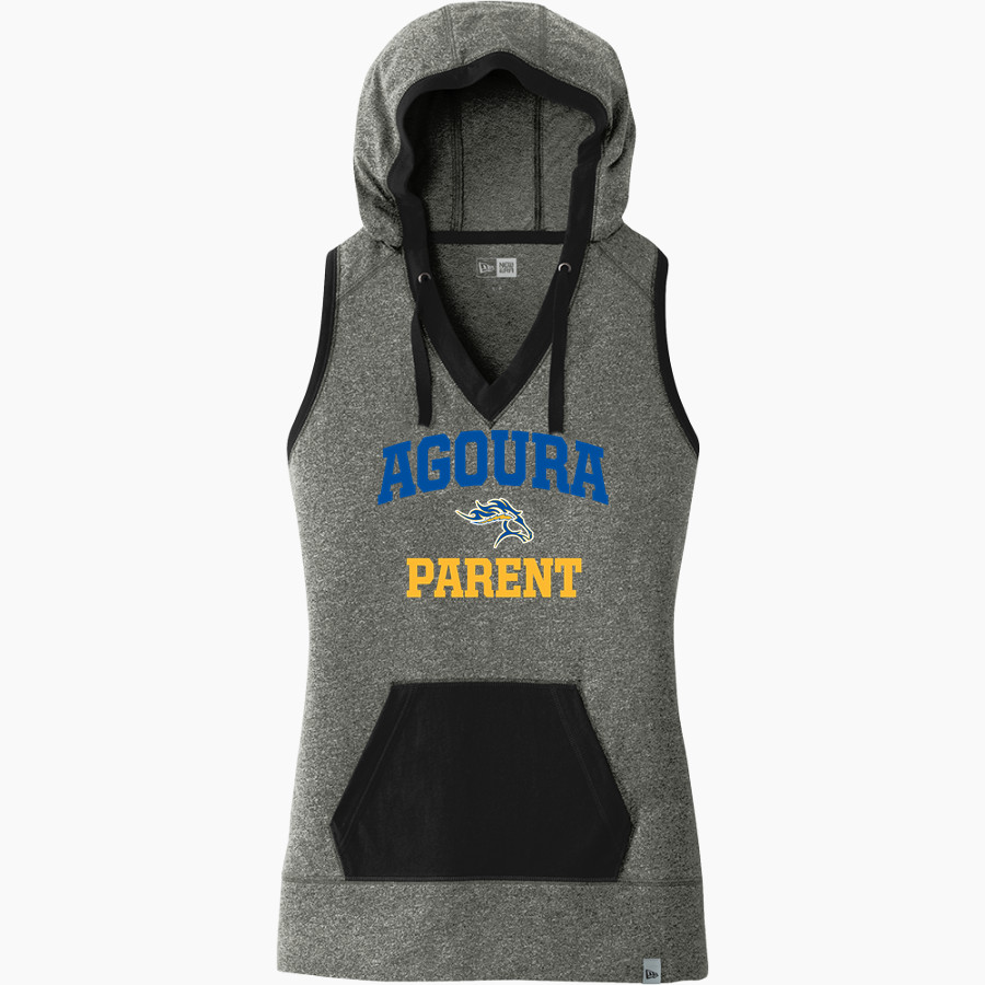 AGOURA HIGH SCHOOL CHARGERS New Era Women's Heritage Blend Hoodie Tank