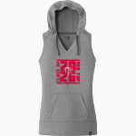 Red Top Miners New Era Women's Heritage Blend Hoodie Tank Front Thumbnail