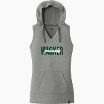 Wagner Seahawks official sideline store <span class="pdp-name-mascot">Wagner Seahawks</span> New Era Women's Heritage Blend Hoodie Tank Front Thumbnail
